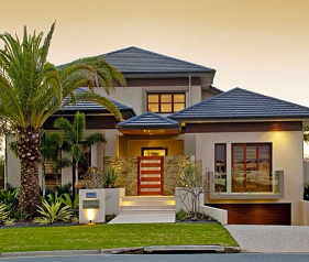 1. Berikan kesan hangat dengan cat rumah elegan berwarna cokelat